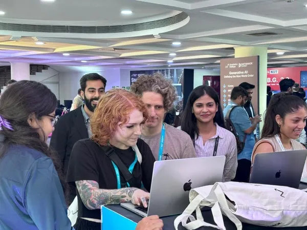AI Conference booth