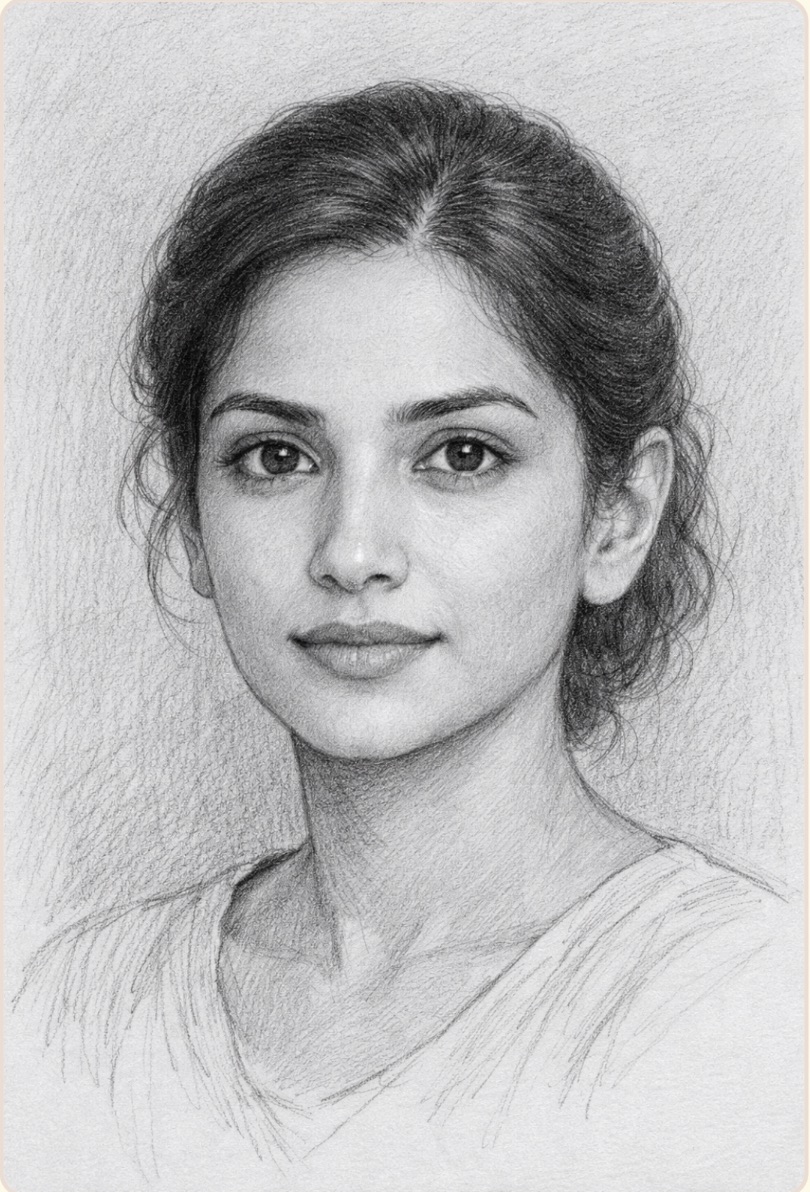 Sample female partner sketch