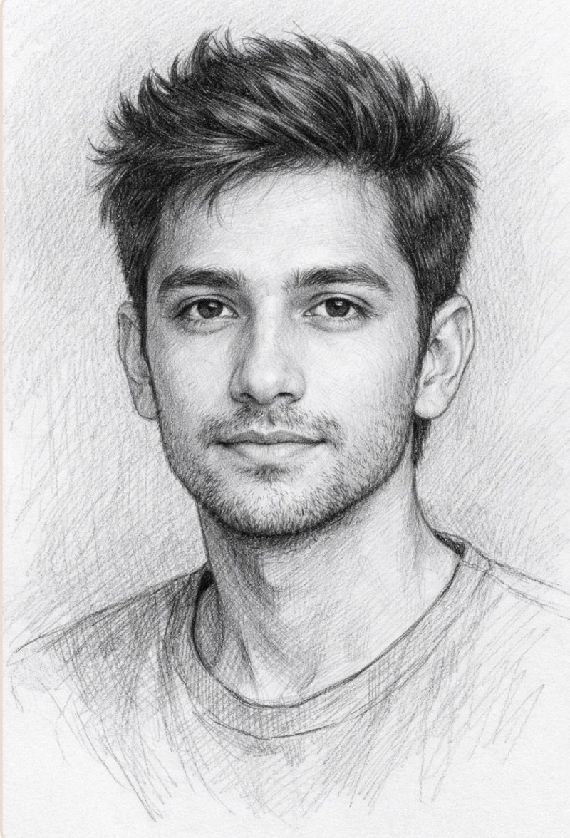 Sample male partner sketch