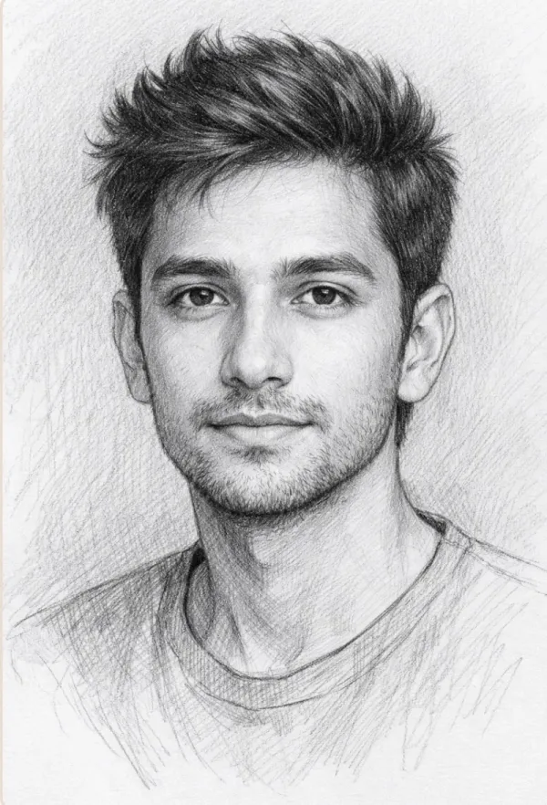 Sample male partner sketch